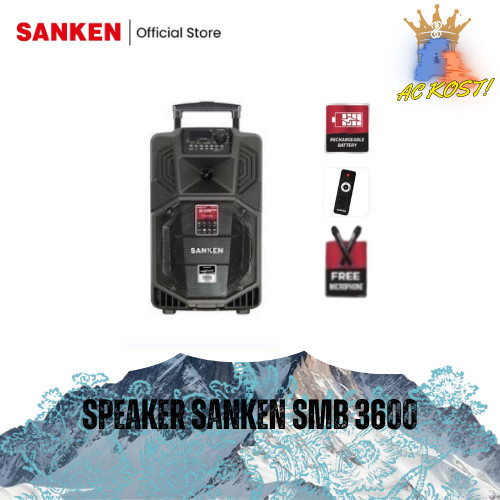 Speaker Sanken Active Portable SMB-3600 Max-Bass