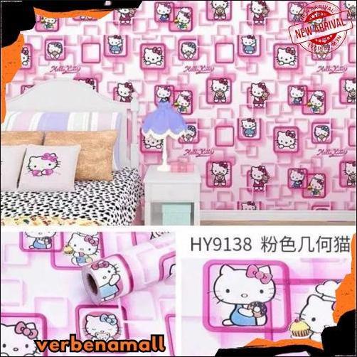 Terlaris Wallpaper Dinding Kamar Anak Wallpaper Dinding Hellokitty Frozen Wallpaper Dinding Karakter