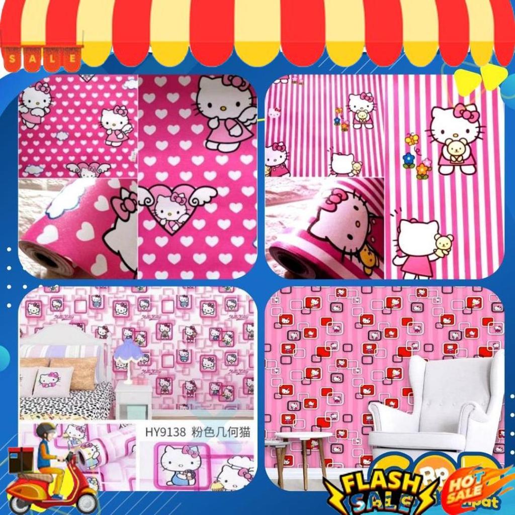 Terlaris Wallpaper Dinding Aesthetic Wallpaper Dinding Kamar Wallpaper Dinding Motif Karakter Anak H