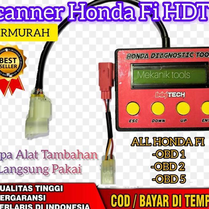 DAIKAKU Scanner Honda HDT OBD 1 OBD 2 semua motor Honda injeksi Hapus kode kerusakan TERMURAH