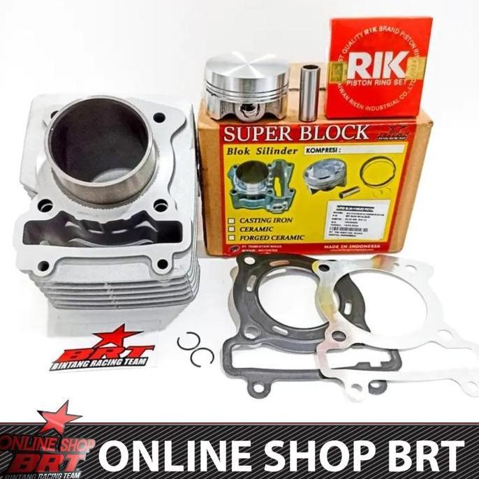 DIREWOLF BLOK SET PISTON CAST IRON DOUBLE COOLER 57 62 BRT JUPITER MX MX KING VIXION OLD NVL NVA R15
