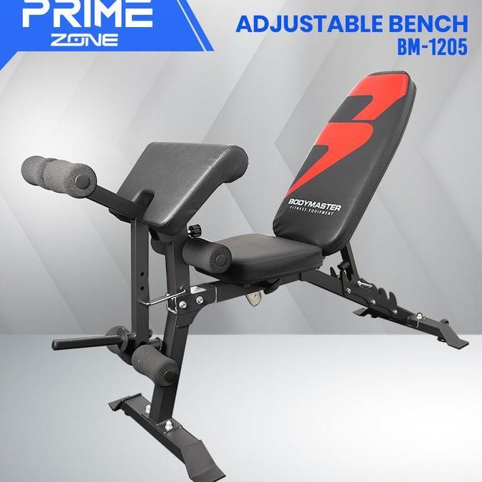Promo BODYMASTER Adjustable Bench BM-1205HE - Bangku Kursi Sit up Gym Fitnes COD