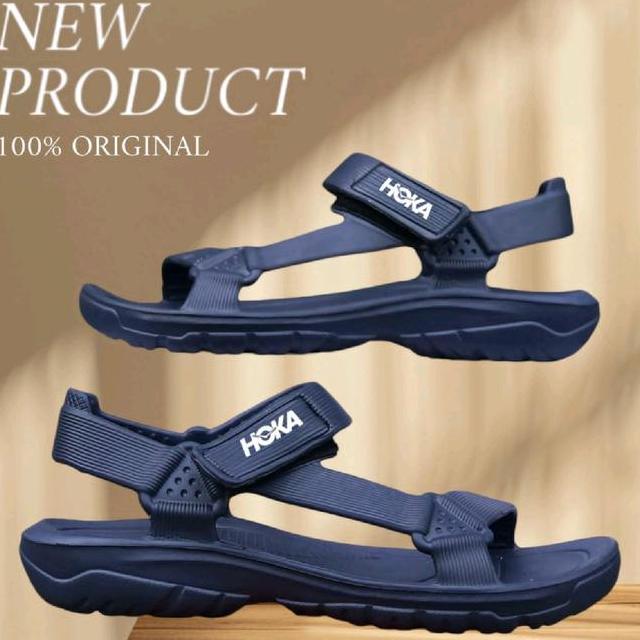 Sandal Gunung Outdoor Eva Hoka Terlaris Sendal Pria Karet Hitam