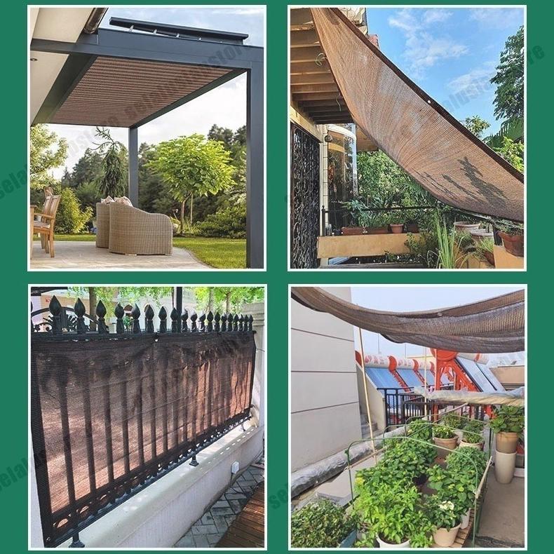 Aris A Beng Paranet 95% Anti Uv - Tabir Surya Coklat, Jaring Kebun, Jaring Rumput, Shade Net Greenho