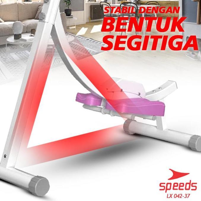 Promo SPEEDS  AB Coaster Alat Olahraga Fitness Rumah  Ab Roller Abdominal 042-37 COD