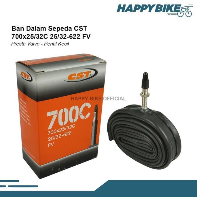CST Tube Ban Dalam Sepeda Road Bike 700 x 25/32 40mm FV Ban Sepeda Balap Gravel Hybrid