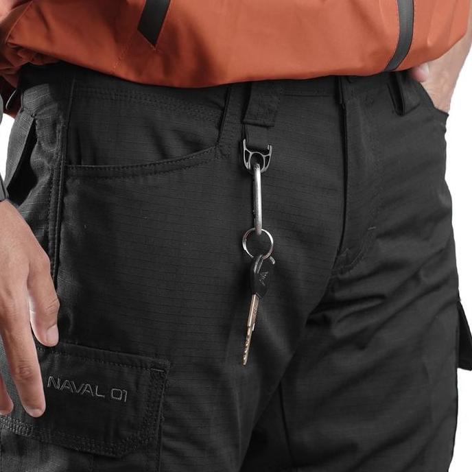 Mahameru Celana Cargo C02-NAVAL 01 Panjang Bahan Ripstop Ringan & Tahan Abrasi Size 28-38 Best Selle