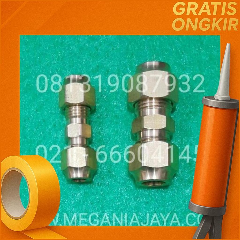 Double Nepel 1/4 X 5/8 | Harga 1 Set
