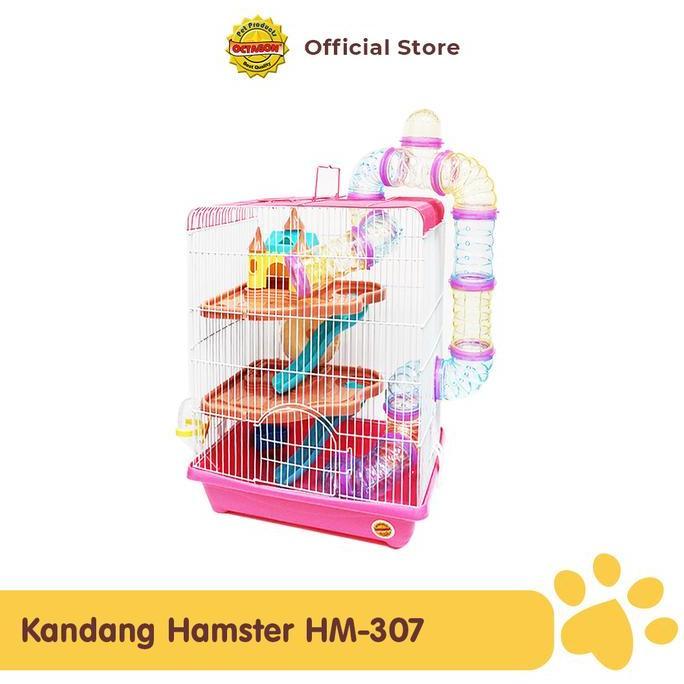 TERBARU Kandang Hamster Castle Tingkat 3 | Hamster Cage Octagon