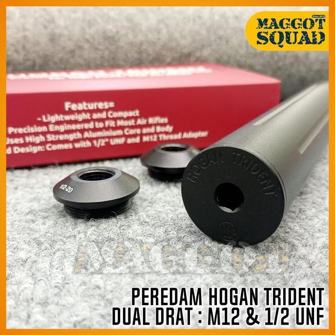 Silencer Peredam Hogan Trident Senyap Kualitas Terbaik Harga Termurah