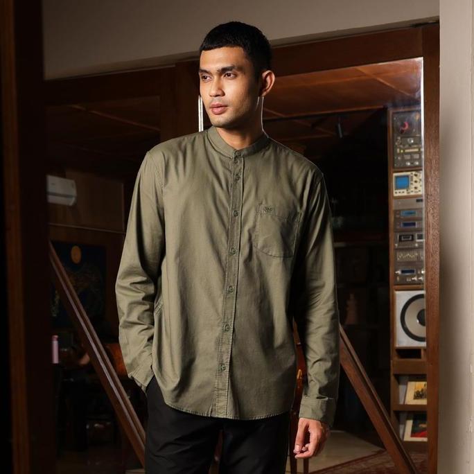 Emba Classic - Rona Kemeja Koko Pria Kerah Shanghai Lengan Panjang Collection Baju Muslim