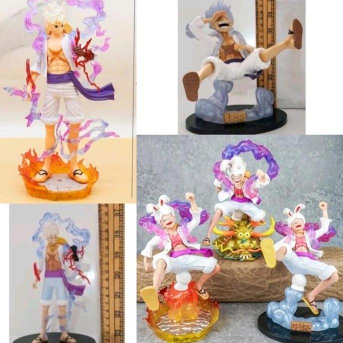 luffy gear 5 figure one piece duduk
