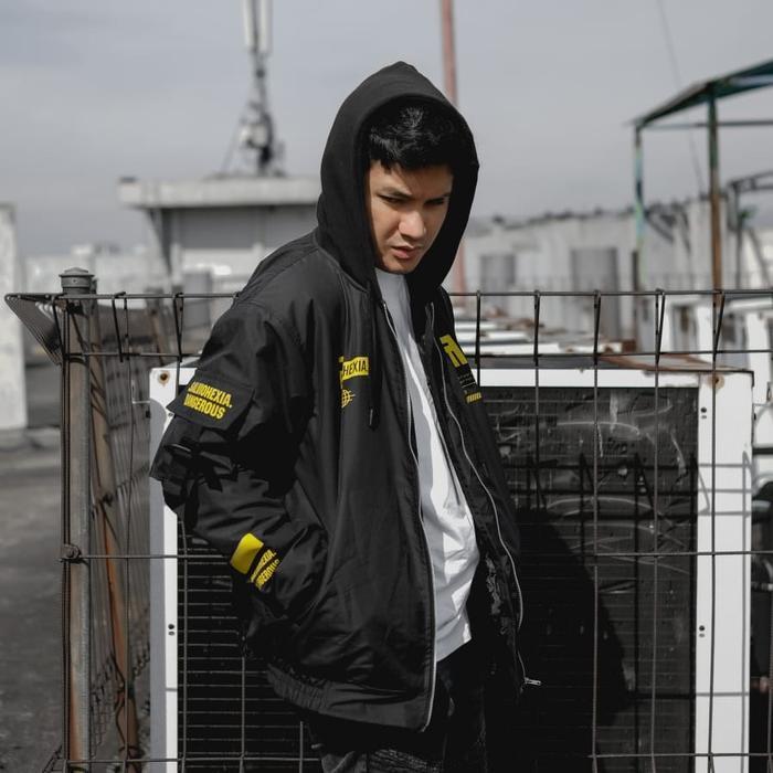 JAKET LENGAN PANJANG JAKET PRIA - JAKET BOMBER HOODIE PRIA - JAKET SUNMORI ORIGINAL SALVIO HEXIA HIT