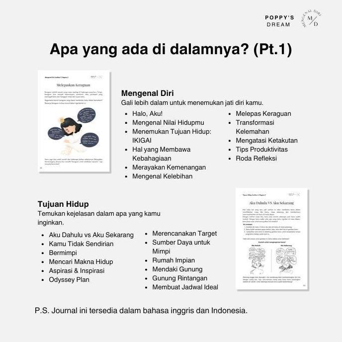 oktanandiavianae - the book of dreams dream planner guided journal buku harian & agenda