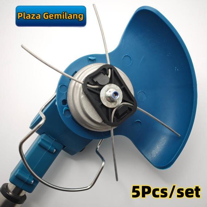 5Pcs Mesin Potong Rumput Senar Ubtuk Set Tali Pengikat Mesin Pemotong Rumput Mesin Potong Rumput Sen