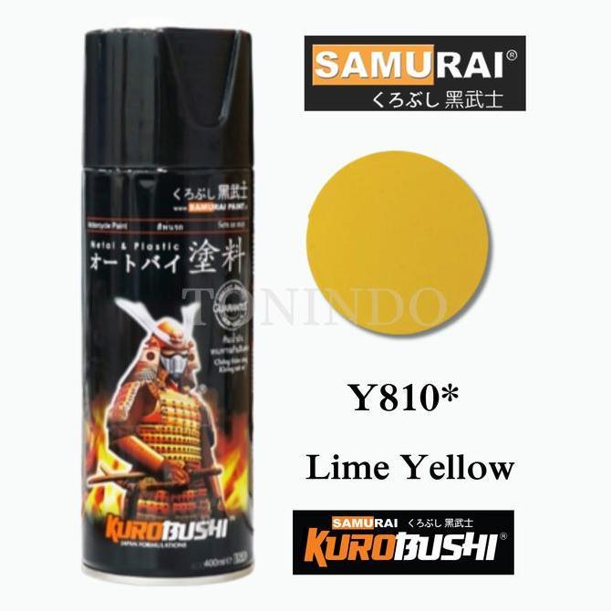 Cat Samurai Lime Yellow Y810* Cat Semprot/Spray Yamaha Kuning