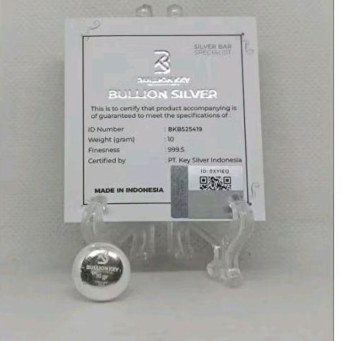 OKA_VARINI - BULLION KEY SILVER 10G PRODUK KOIN LOGAM MULIA