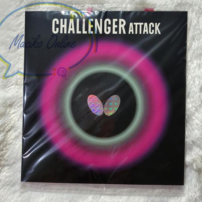 TERBARU - Challenger Attack 1.7mm~Karet Bet Pingpong Butterfly Challenger Attack