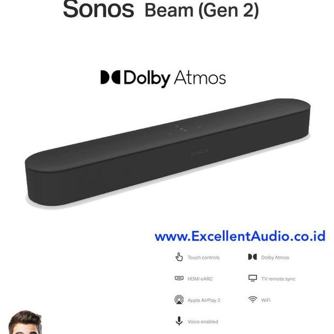 Sonos Beam Gen2 Dolby Atmos Soundbar