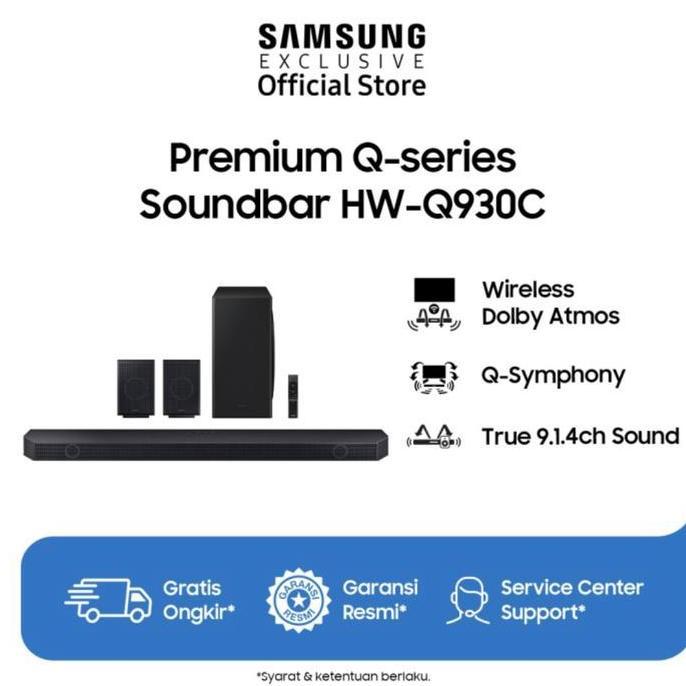 Samsung Premium Soundbar HW-Q930C 9.1.4Ch Sound Dolby Atmos DTX HWQ930