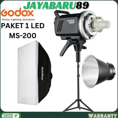 LAMPU STUDIO GODOX MS 200 VIDEO LIGHTING