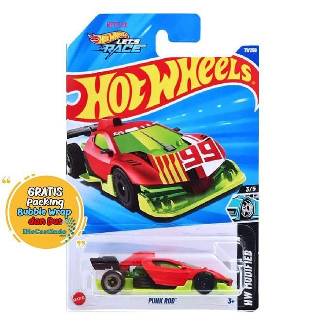 Hot Wheels / HotWheels Lot H 2025 Punk Rod Merah