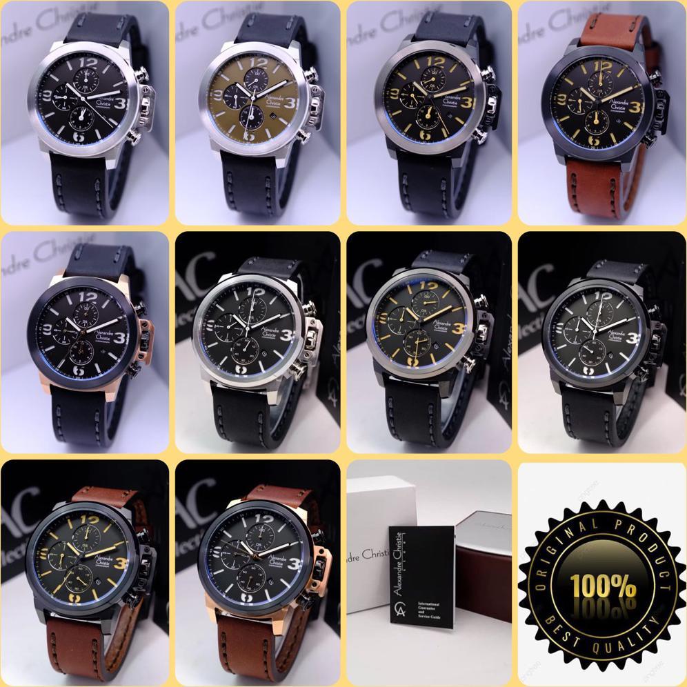Jam Tangan Pria Alexandre Christie AC 6280 GC / AC 6280 MC / AC6280 / 6280 Original Chronograph Kuli