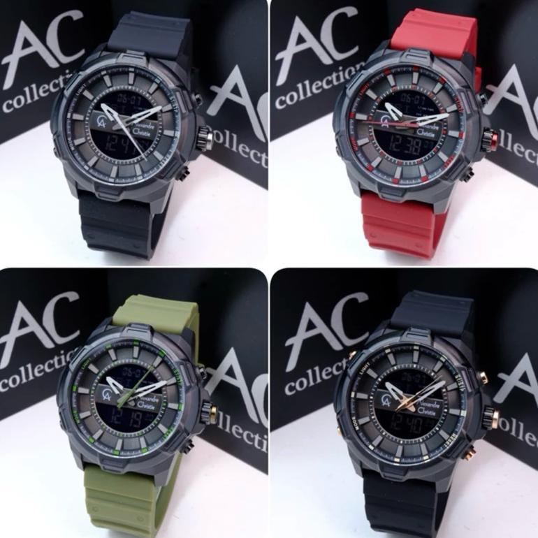 JAM TANGAN PRIA ALEXANDRE CHRISTIE AC 9375 AC9375 RUBBER TERBARU ORIGINAL