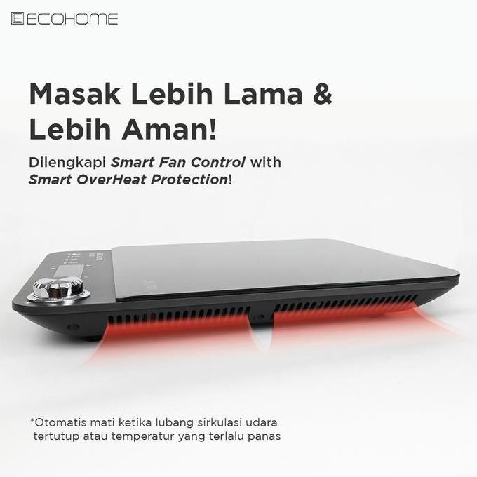 Ecohome Kompor Induksi Low Watt Induction Cooker Kompor Listrik