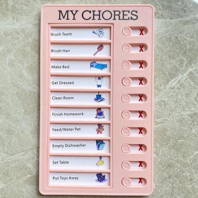 Papan To Do List Kids Board Jadwal Kegiatan Anak Time Table Reward