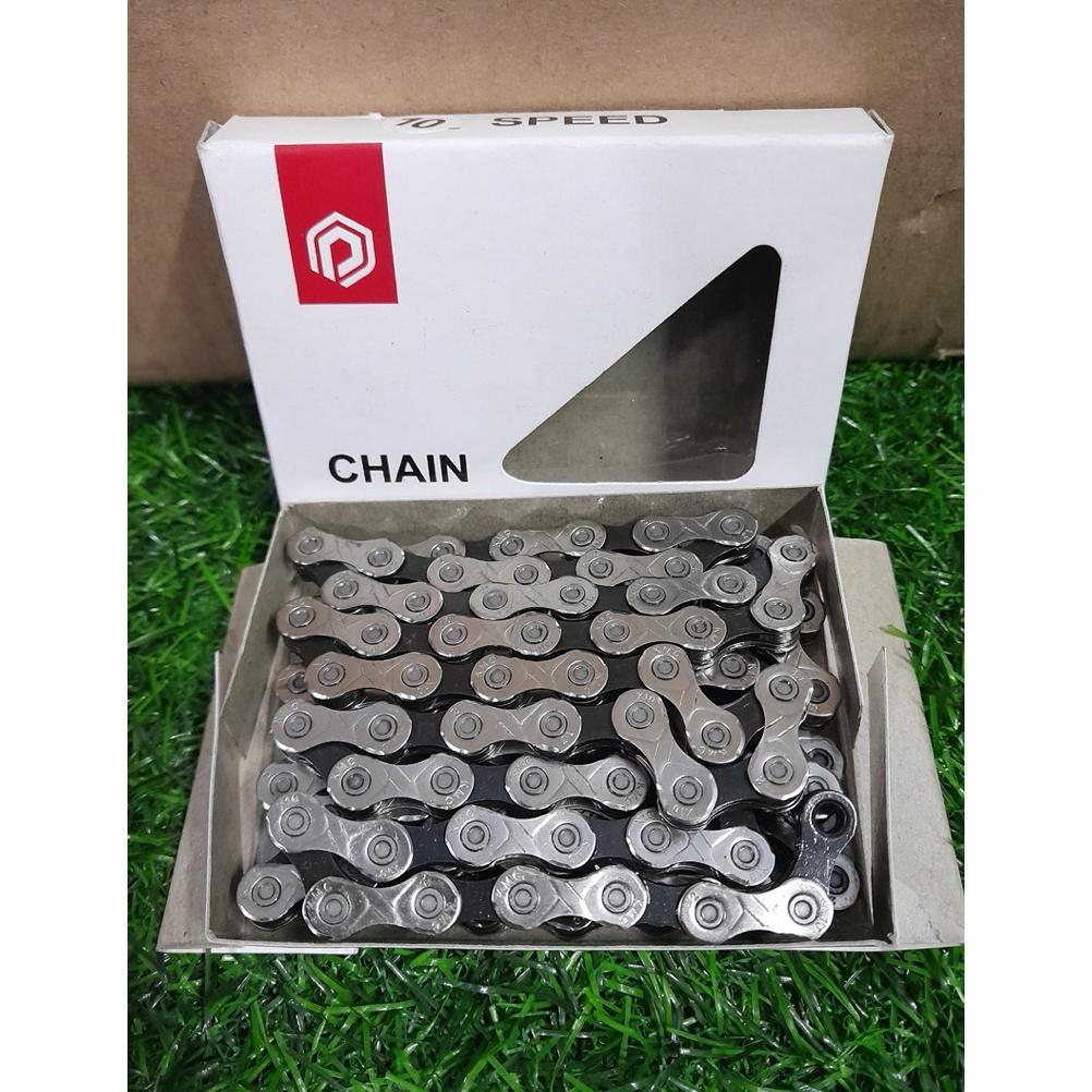 New CHAIN / RANTAI POLYGON 10 Speed 126L SILVER sepeda MTB / sepeda lipat / roadbike