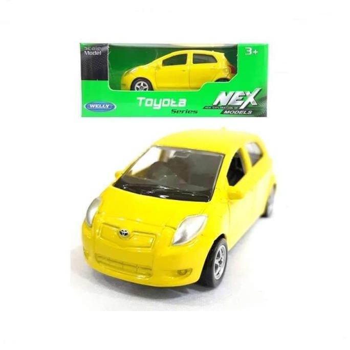 TOYOTA YARIS BAKPAO WELLY NEX 1:60 Diecast Miniatur Mobil Mainan Anak