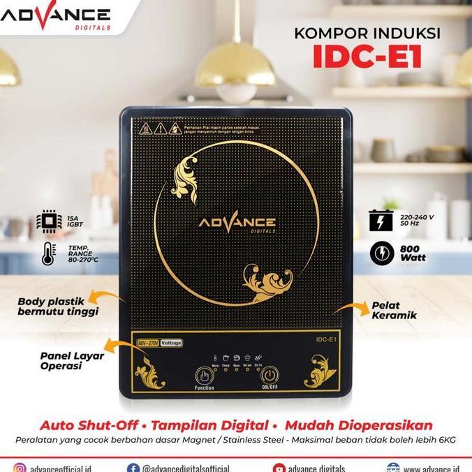 Advance Induction Cooker / Kompor Listrik Induksi LOW WATT IDC 300