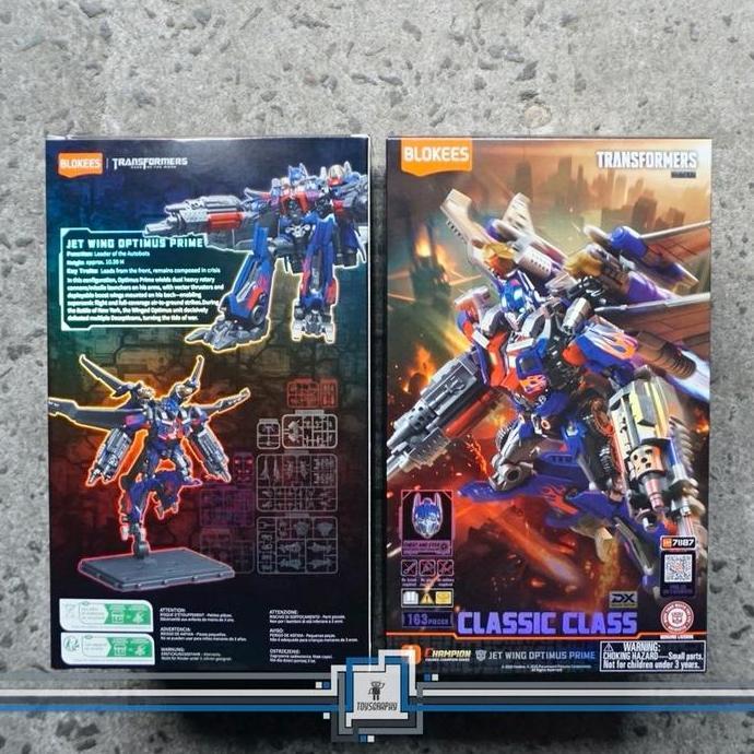 BLOKEES TRANSFORMERS CLASSIC CLASS 21 DX JET WING OPTIMUS PRIME JETWING SAYAP DOTM