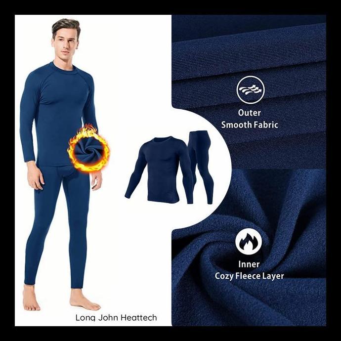 LONG JOHN PRIA HEATTECH STRETCH M&R SPORTY ORIGINAL DAN TERPERCAYA
