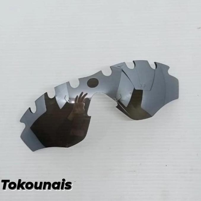 Oakley M2 frame vented silver titanium polarized lens