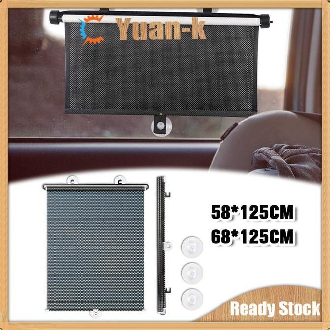 Tirai Sun Shield / Tirai Jendela / Pelindung Panas Roller Blind Mobil