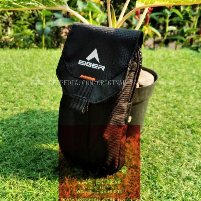 New Tas Hp Pinggang Eiger Graphon Vertical V.2 1F 910005690 Smartphone Case Black Original
