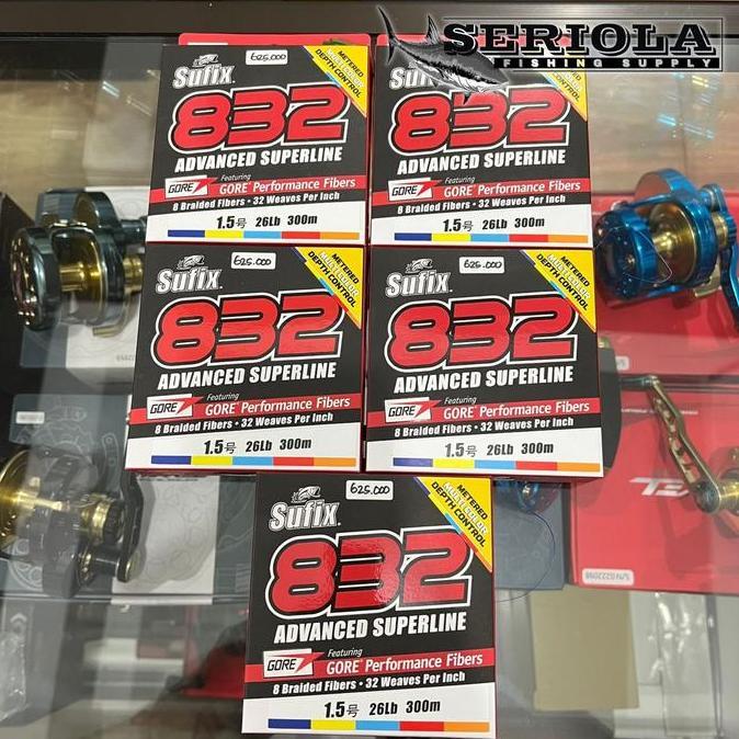 PE SUFIX 832 X8 MULTICOLOR ADVANCED SUPERLINE 300M PE1.5 26lb