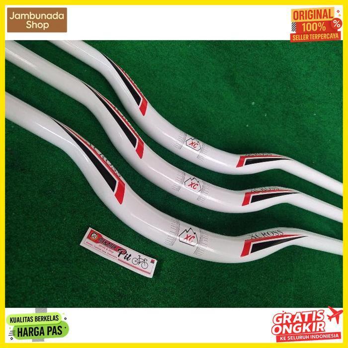 Premium Stang / Handlebar Sepeda Oversize Alloy Stang X Cross White / Putih