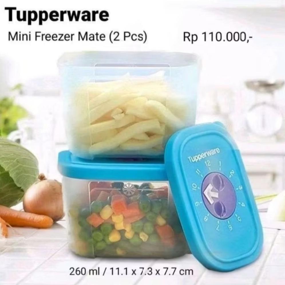 Laris Manis mini freezer Tupperware 2pcs Segera Habis