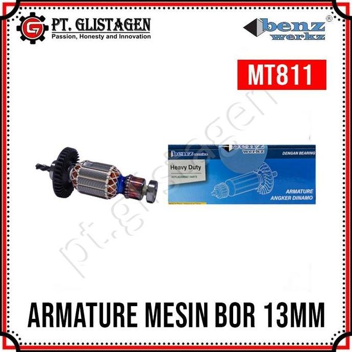 Benz Armature MT 811 Armatur Impact Drill 13 MM Rotor Jantung Bor Listrik Angker Mesin Bor Tangan 13