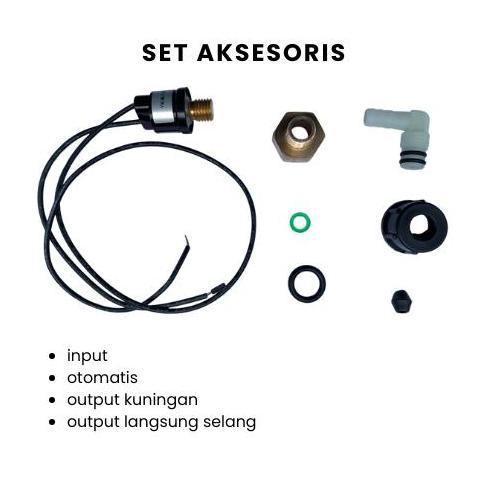 Nikuma Big Pump N2828 - Maks 250 Psi 10 Lpm 110 Watt Original Pompa Dc Tekanan Tinggi