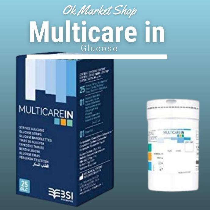 Strip / Stik Glukosa Glucose Gula Multicare In - Multicarein Gula