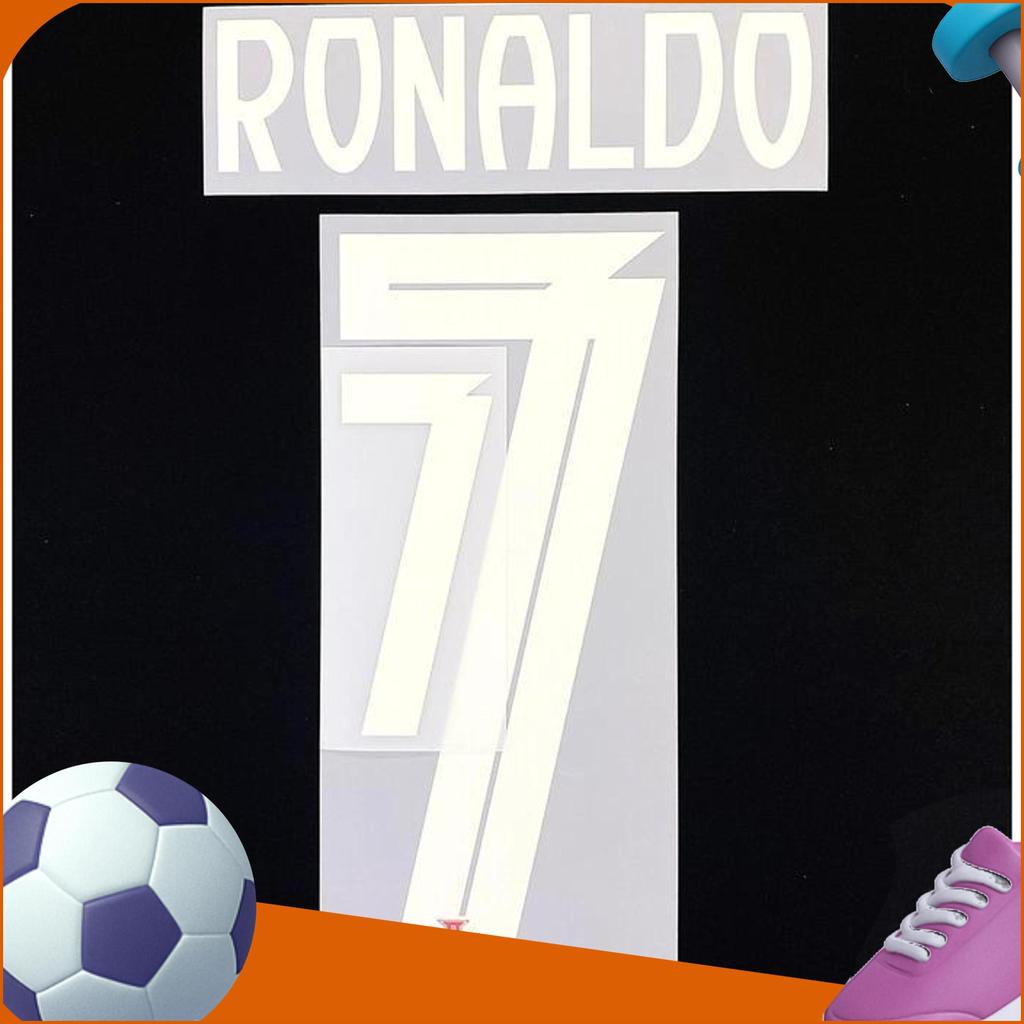 Portugal 2025 Home = Ronaldo (7). Original Nameset For Jersey.