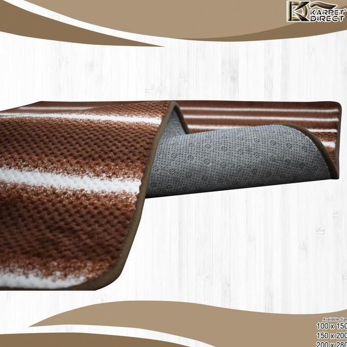 Promo [Karpet Direct] Zag (Coklat) 200X280 Cm - Line