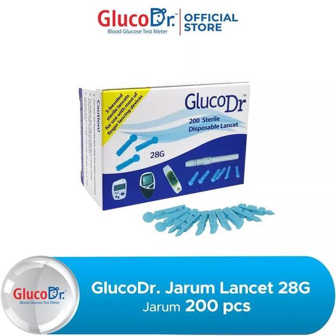 Alat Jarum Lancet Gluco Dr/Blood Lancet Gluco Dr 28G.