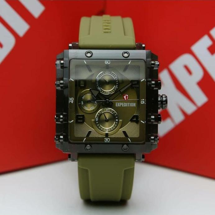 Ready JAM TANGAN wanita pria  EXPEDITION E6808 E 6808 / E 6782 E6782 Rubber original
