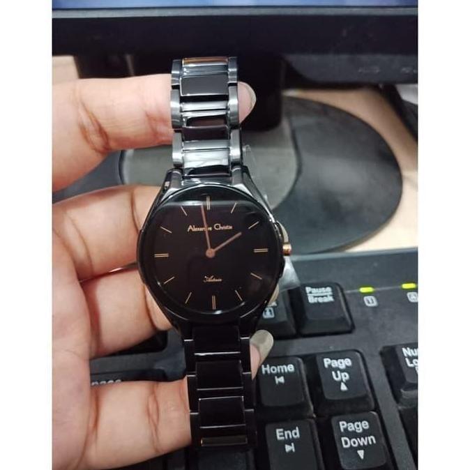 Ready ALEXANDRE CHRISTIE AC 8610 AC8610 WANITA FULL BLACK ORIGINAL