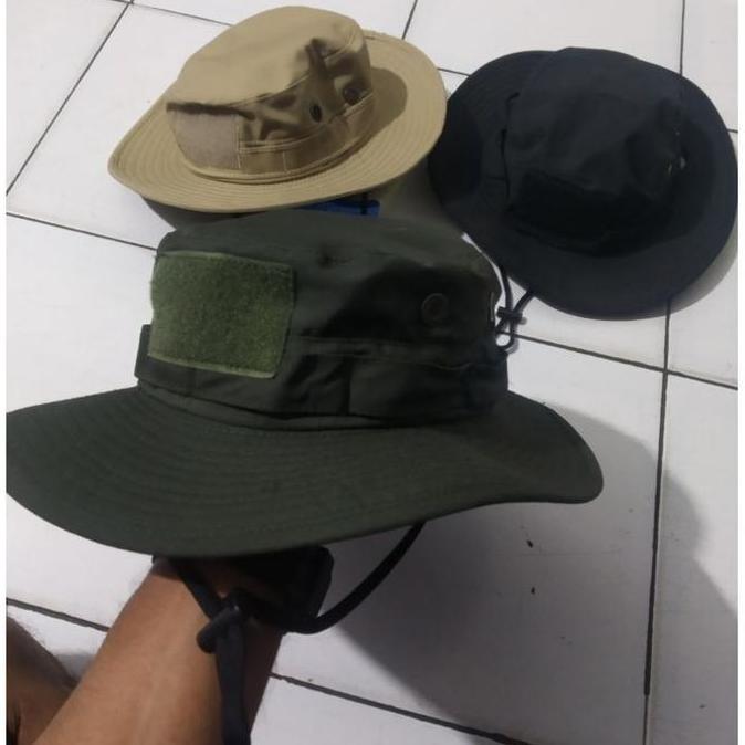 DV64 - Topi Rimba Hijau polos tacticaL army